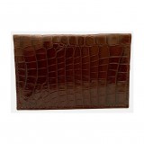 Crocodile Card Folder Premium Grade